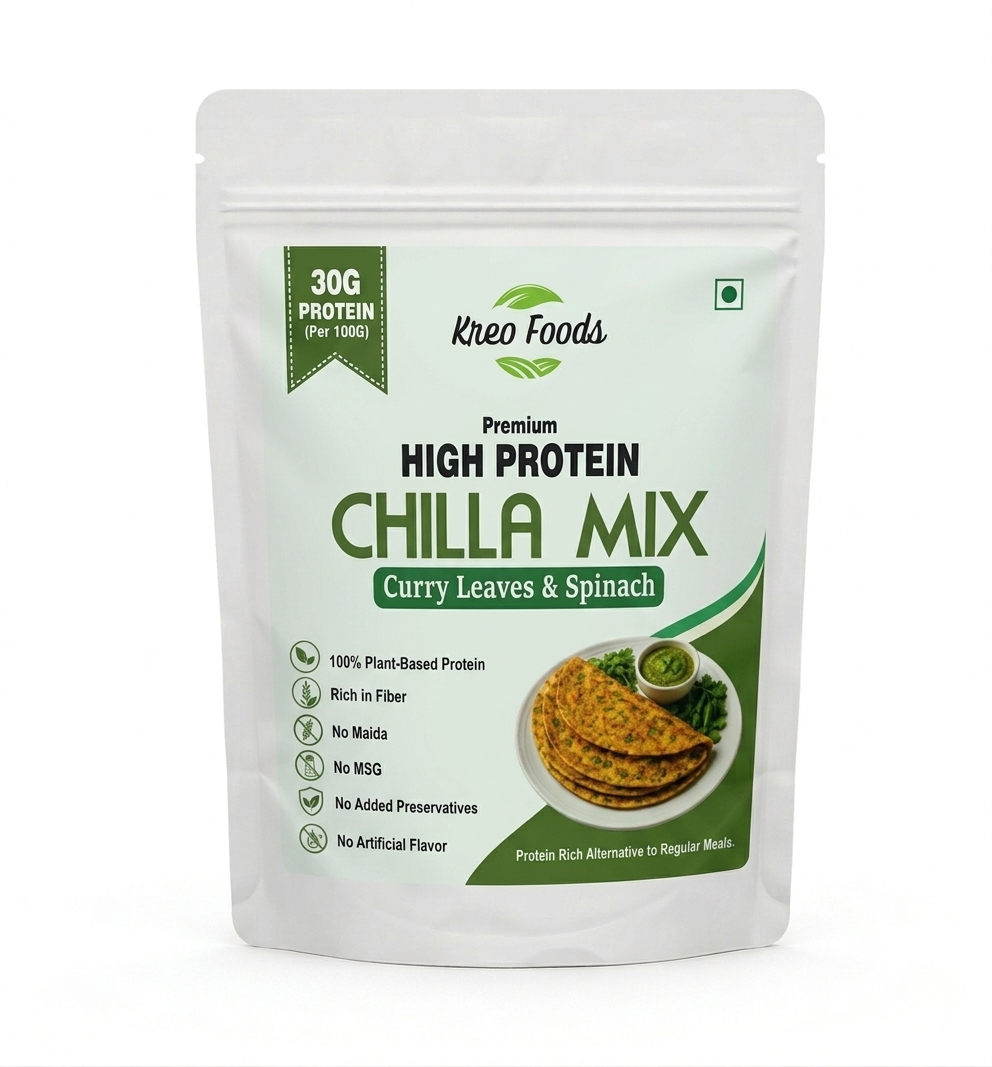 High Protein Chilla Mix Curry Leaves & Spinach | 1kg - Image 2