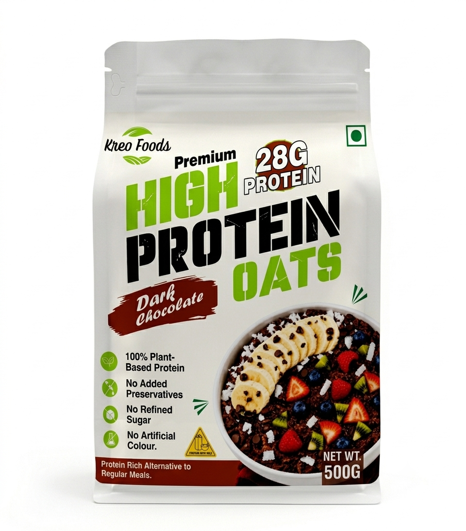 High Protein Dark Chocolate Oats with Dry Fruits and Seeds | 1kg - Image 4